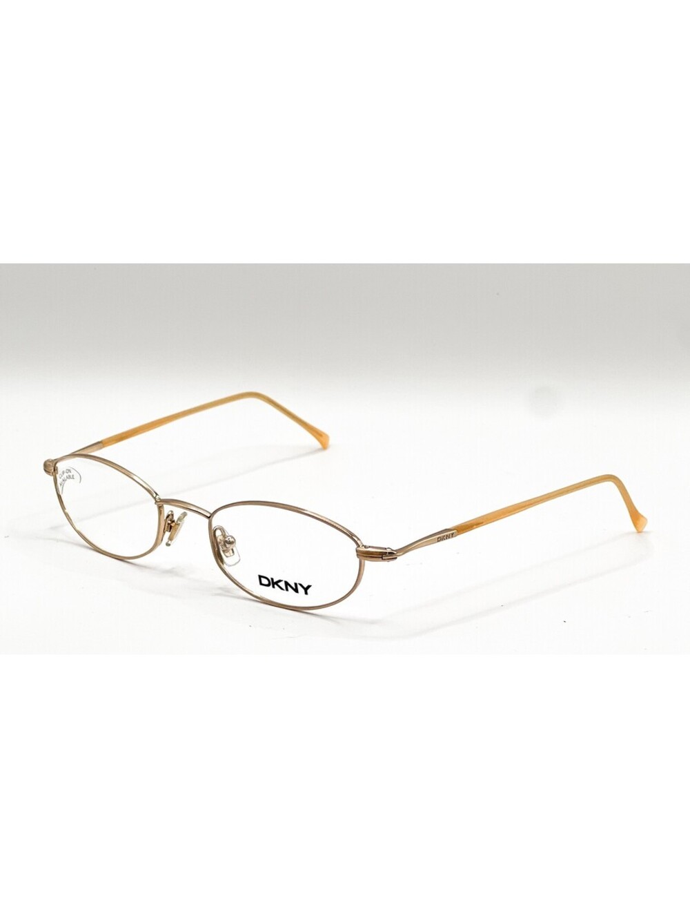 Dkny 6201 717 Satin Gold Full Rim Authentic Eyeglass Frames 49-19